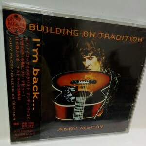 ANDY MCCOY「BUILDING ON TRADITION」国内盤　帯付　HANOI ROCKS