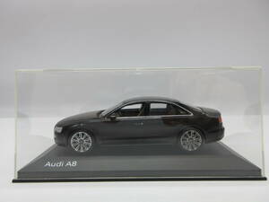 1/43 アウディ Audi 3代目A8 ディーラー特注 ミニカー　ブラック