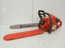 ☆【2K1013-13】 Husqvarna ハスクバーナ チェーンソー 142 ジャンク_画像1