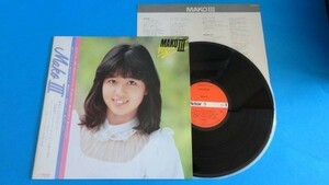 1475★☆　　　LP/石野真子「Mako III」 　　☆★ ≪貴重レコード≫