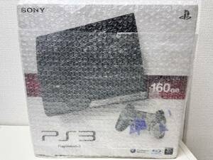 1円スタート!!PlayStation3　PS3　160GB　CHCH-2500A　SONY　チャコールブラック　本体　新品未開封品◆10-14