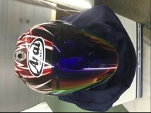 Arai アライSZ-RAM3 カスタム塗装の中古品になります Lサイズ(59〜60㌢) 使用時の小傷シールドも多数あります！_画像5