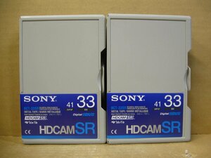 vSONY BCT-33SR HDCAM-SR tape 33 minute 2 pcs set new goods Sony small cassette 