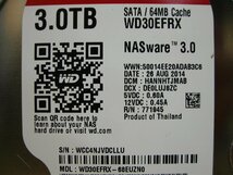 ▽Western Digital WD30EFRX-68EUZN0 3TB SATA 5400rpm 3.5型 64MB 中古 ウエスタンデジタル WD Red NASware3.0 2_画像3