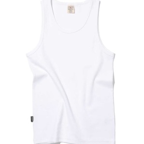 AVIREX アヴィレックス RIB TANK TOP ホワイト XLサイズ / DAILY リブ タンクトップ / デイリーウェア 新品 アビレックス 白の画像2