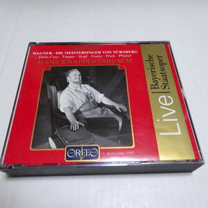 独盤/Orfeo/4CD「ワーグナー：ニュルンベルクのマイスタージンガー(1955)」カーザ/ホップ/クナッパーツブッシュ＆バイエルン国立歌劇場管