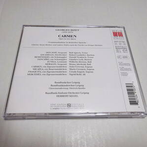 輸入盤/Berlin Classics/2CD「ビゼー：カルメン」アプレック/ツェルヴェナ/ケーゲル＆ライプツィヒ放響の画像2