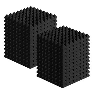  звукопоглощающий материал 50cm×50cm×5cm 24 листов черный уретан модель 