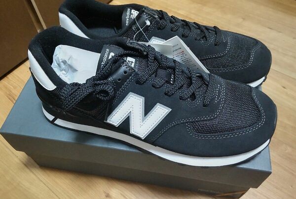 ニューバランス　スニーカー　ML574　ブラック　EE2　27cm　New Balance