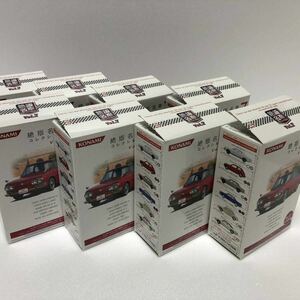 【未開封】KONAMI 絶版名車コレクション Vol.7 8台セット 1/64 クラウンハードトップSL スカイラインGT-R コンテッサ スバル1000 ルーチェ