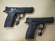 【本体2つセット＋予備マガジン2本付属】東京マルイS&W M&P9 ブラックモデル ガスガン(中古:ほぼ未使用)_画像3