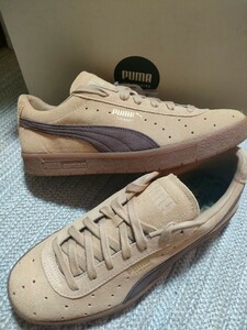  new goods unused PUMA Tramp OG 28.5cm beige Brown Puma playing cards suede leather natural leather sneakers men's reissue 