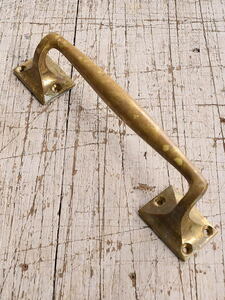  England antique brass door handle fittings metallic material handle 11969