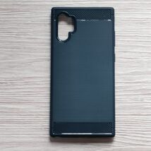 【数量限定】ギャラクシー　Galaxy note10+　ソフト ケース 濃紺_画像1