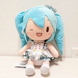 プロセカ　ふわふわぬいぐるみ　ミク　ステージのセカイの初音ミク