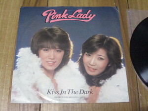 PINK LADY ピンクレディ KISS IN THE DARK キッス・インザ・ダーク c/w WALK AWAY RENEE 米 EP PS付き 盤割れ ミー 未唯mie 増田恵子 ケイ