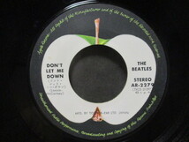 ビートルズ BEATLES ゲット・バック GET BACK c/w ドント・レット・ミー・ダウン 国内 EP EMI ジョン・レノン ポール・マッカートニー _画像4