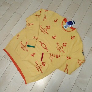 【新品】SINA COVA シナコバ、カッコいいセーター、L/黄色　Ｔ