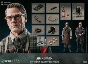  new goods DAFTOYS x E.JOE F026 1/6 scale Alfred unopened ( inspection hot toys Justy s Lee g Batman rucksack *sna Ida - cut 