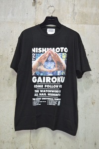 ニシモト イズ ザ マウス　街録チャンネル　GAIROKU　NISHIMOTO IS THE MOUTH　半袖　Ｔシャツ　L D4213