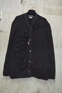 コムデ ギャルソン オム　プリュス　COMMEdesGARCONS　HOMME　PLUS　2023aw　ポリエステル　ニット　カーディガン　L　PL-N010 D4402