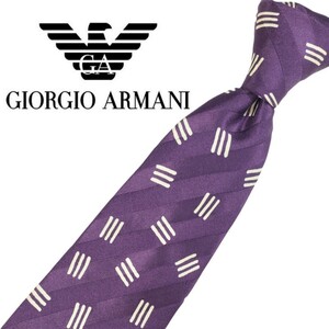 328/ 美品 GIORGIO ARMANI ジョルジオアルマーニ 中古 USED ネクタイ