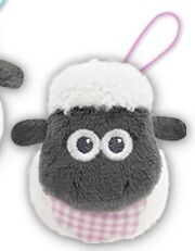 ◆送料無料◆ Shaun the Sheep soft toy ひつじのショーン ぬいぐるみ ベビーショーン まんまるプチマスコット My first ピンク