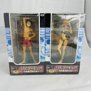 ◆新品◆ ONE PIECE Luffy Nami figure set ワンピース ルフィ ナミ フィギュア セット テレビアニメ DXフィギュア 水着スタイル ONEPIECE