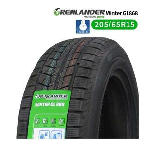 205/65R15 2023年製 新品スタッドレスタイヤ GRENLANDER Winter GL868 送料無料 205/65/15 スタッドレス