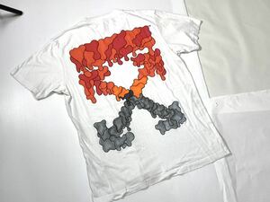 OFF-WHITE オフホワイト Tシャツ マーカー アローマーク オーバーサイズ クルーネックTシャツ S/S OVER TEE 21SS ホワイト M メンズ