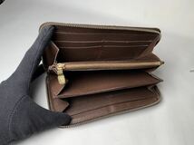 E162 1円 ルイヴィトン Louis Vuitton ダミエ ジッピーウォレット ラウンドファスナー 長財布 メンズ レディース 1円 定価10万_画像10