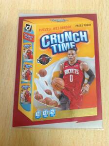 ○20-21 Donruss Crunch Time Press Proof R.Westbrook ウエストブルック 17
