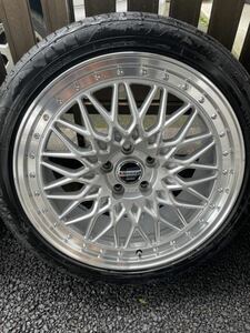 極上品　KYOHO シュタイナー FTX 19インチ 8.0J 114.3 オフセット48 PROXES FD1 225/45R19 96W XL 2022年タイヤ　