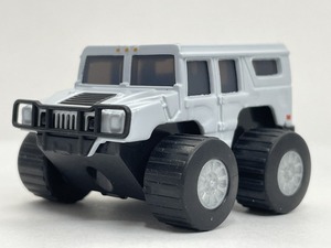 ■★サントリーコーヒーボス HUMMER（ハマー）　モンスタープルバックカー Ｈ１（グレー／ダイキャスト製）