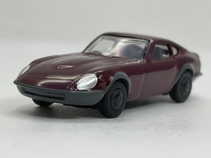 ■★サークルＫサンクス　ニッサン・フェアレディZミニカーコレクション　240ZG(HS30H) 1971（マルーン／KYOSHO／1：100スケール）