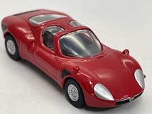 ■★サークルＫサンクス　アルファロメオ　ミニチュアカーコレクション　33 Stradale（レッド／KYOSHO／1：100スケール） _画像3