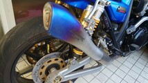 未使用 Racing ISTUNT Modify 汎用 スリップオン サイレンサー マフラー 60.5パイ(51パイ変換アダプター付き 岩手から発送 (ブラック)_画像9