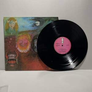 Виниловые записи король Кримсон после Poseidon ILPS 9127 UK Pressing (1970) Pink I метка Mat+A2/+B2