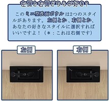 【新品送料無料】【Sトラップ排水セット付き】 ブラック 手洗い器 壁掛け おしゃれ 手洗器 コンパクト 小型洗面ボウル ミニ型 洗面台_画像6