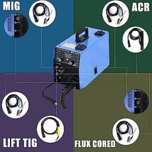 【新品送料無料】200A MIG Gas/Gasless 半自動溶接機 ガス/ガスフリ ARC 直流溶接機 4-in-1マルチプロセス溶接機_画像3