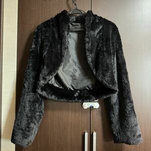  fur manner coat black black dressing up / fake fur knitted cardigan boa jacket fur coat 