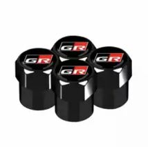 トヨタ GR Gazoo Racing (ガズーレーシング） ブラック　エアーバルブキャップ ヤリス、86 、スープラ　エアバルブキャップ._画像1