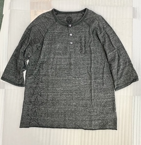 クロムハーツ　CHROME HEARTS 半袖 Tシャツ Lサイズ　ヘンリーネック　中古 現状品　230627153