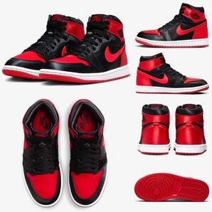 新品 未使用 NIKE AIR JORDAN 1 RETRO HIGH SATIN BRED US11 29cm 桜木花道