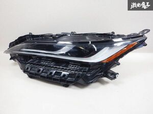 トヨタ 純正 AXUH80 ハリアー LED ヘッドライト ヘッドランプ 左 左側 助手席 KOITO 48-233 刻印 7H 即納 棚22L