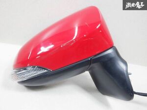 トヨタ 純正 NCP141 ポルテ ドアミラー サイドミラー 右 右側 運転席 赤 レッド 7P 電動格納 動作確認済み ウインカー付 即納 棚27E