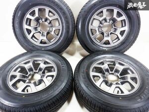 きれい！！ スズキ純正 JB74W ジムニー シエラ 15インチ 5.5J +5 PCD139.7 5穴 BS DUELER 195/80R15 2021年製 タイヤ付き バリ山 棚36A