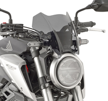 【送料込】新品 GIVI(ジビ) CB125R CB250R用 ショートスクリーン+取付ステー A1164 2018- JC79 MC52 _画像1