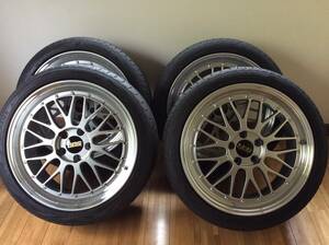 BBS LM 19インチ 5H 8.5J +43 PCD114.3 ４本同サイズ アドバンスポーツ 大阪 手渡しのみ 純正ナット付 トヨタ