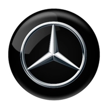 Mercedes Benz メルセデスベンツ 3D クリスタルエンブレム 14mm 鍵穴マーク 鍵穴隠し キーレス PETRONAS ペトロナス sd_画像3